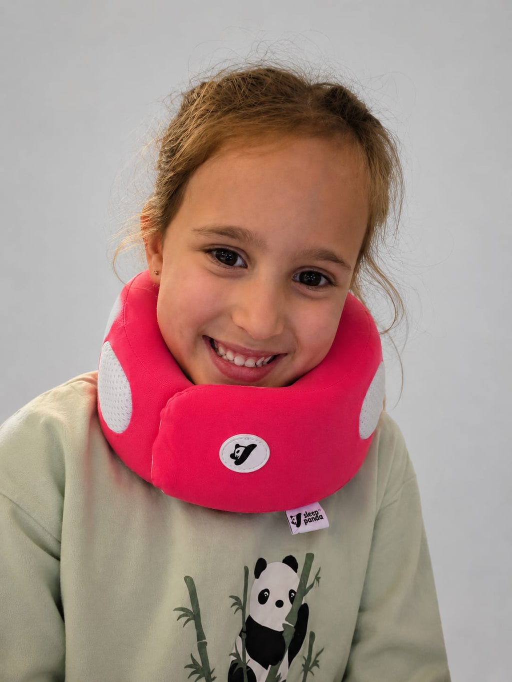 Kids Travel Neck Pillow – Black with Carry Case