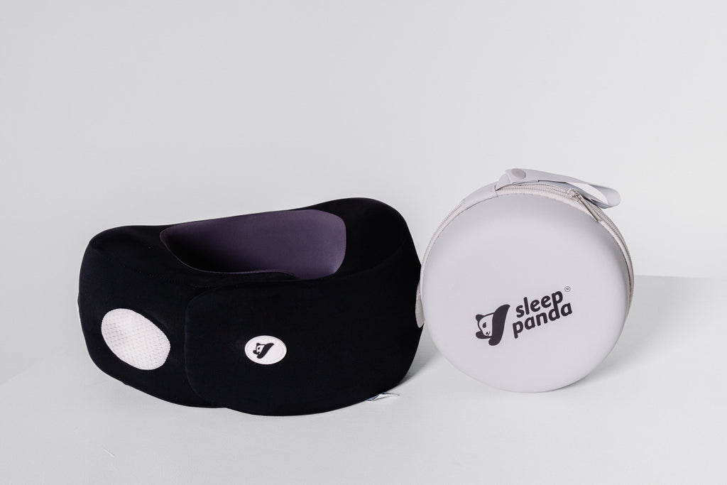 Premium Travel Neck Pillow with Carry Case